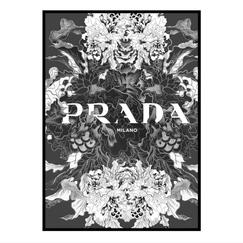 Prada 8 1/2"x11" Framed Wall Art